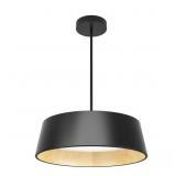 $179 Alton 43W 1-Light Black LED Drum Pendant