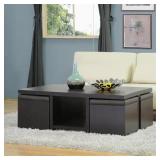 $289 Prescott 4-Piece 48" Coffee Table Set