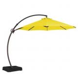 $190 Hyleory 10 ft Cantilever Umbrella, Yellow
