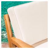 $711 Teak Patio Chair Beige Cushion **CUSHION ONLY