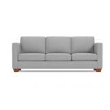 3 Seater Compact Retro Sofa Grey