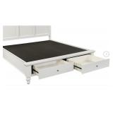 Aspenhome Low Footboard W/Drawers -White-