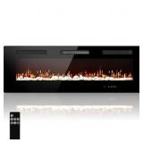 Fehokinch 60" Electric Fireplace   700W/1400W