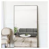 NeuType 34"x71" Black Floor Mirror (Full Length)