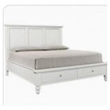 Aspenhome Queen Sleigh Bed Headboard -White-