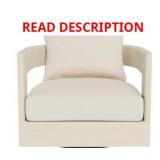 Victoria Aluminum Outdoor Swivel Lounge Chair