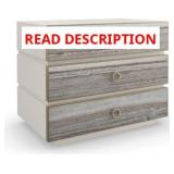 Caracole Nightstand - Bedrock, Champagne Gold