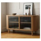 $1690 Sundays Showcase Sideboard White Oak