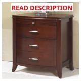 $579 Modus Solid Wood Nightstand, 3-Drawer