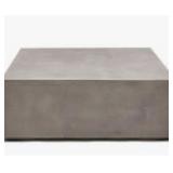 $1099 Urbia Bloc 48" Square Coffee Table -Grey