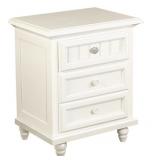 2-Drawer Night Stand White-Sea Haven