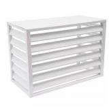 $114 39x19x27 White Aluminum Fence Privacy Screen