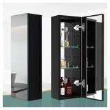 $189 Moray 10"W x30"H Aluminum Cabinet, LED