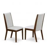 $223 East West LAP8T05 LANCY Chair Grey Set2