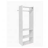 $185 Hanging Starter 25 in. W White Closet Tower