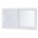 $121 Left Hand Sliding Vinyl Window, Dual Pane