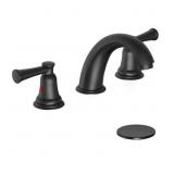 Lisbon 8 in. Widespread Faucet Matte Black