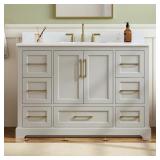 $1170 48" Freestanding Vanity with Stone Top