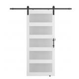 $335 34x84 5-Panel Barn Door Kit