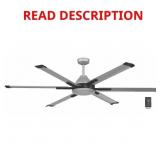 $279 6 ft. Titanium Ceiling Fan with Wall Control