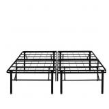 $205 18-in Black Platform Bed (Cal King)