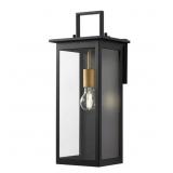 Autumnhill Matte Black 1-Light Wall Lantern