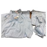 Loft Outlet Assorted Size Pastel Blue Shirts (6)