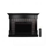 $389 50 in. Freestanding Wood Fireplace Black