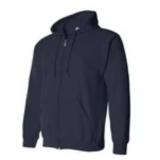 Gildan Heavy Blend Full-Zip Hoodie  S  Navy