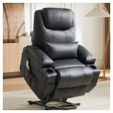 $389 38 in. W Black Power Lift Recliner