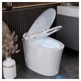 $849 Smart Toilet Bidet 1.28 GPF, White, Auto, UV