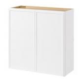 $256 Hampton Bay Leyton Wall Cabinet   White