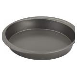 1 Lot of (7) GoodCook Nonstick Cake Pans, 9", Gray