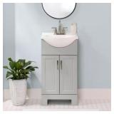 $249 Glacier Bay Weldon 18" Vanity with Marble Top