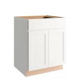 $196 White Shaker Cabinet 27x34.5x24 in.