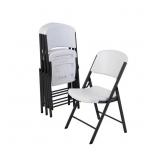 $126 Lifetime White Folding Chair Set of 4
