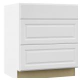 $394 Hampton 30" W x 24" D Cabinet, Satin White