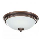 Hampton Bay Clifton 11 in LED Flush Mount