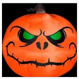 5 ft. W x 5 ft. H Inflatable Reaper Pumpkin