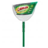 Libman Angle Broom & Dust Pan w/Clean Fibers