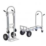 $140 2-in-1 800 lbs Aluminum Hand Truck Dolly