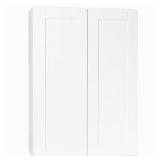 $254 Shaker Satin White Wall Cabinet 30x42x12
