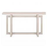 $200 Breslow 55 in. Alder White Console Table