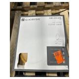 Glacier Bay Oak Toilet Seat, 16.5" Round