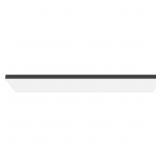 Matte Black 1x4 LED Flush Mount, 4000lm, 5CCT