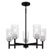 $159 Elara 5-Light Matte/Brushed Nickel Chandelier