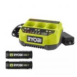 RYOBI USB Lithium Starter Kit w/ 2x2.0Ah