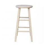 24 in. Unfinished Wood Counter Stool