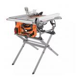 $359 RIDGID 15 Amp 10" Portable Table Saw w/ Stand