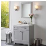 $299 Everdean 31 in. Bath Vanity w/ Marble Top